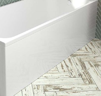 BEAUFORT WHITE 1700mm x 560mm x 5mm FRONT BATH PANEL, 42.5013